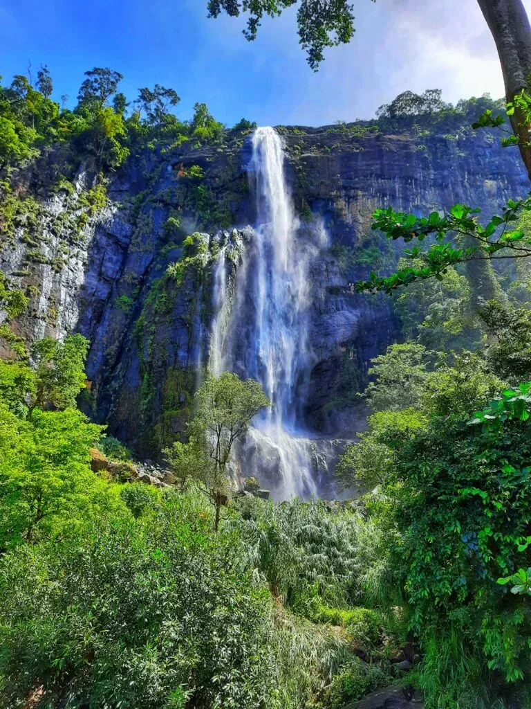 Diyaluma Falls near Ella Town, Sri Lanka
